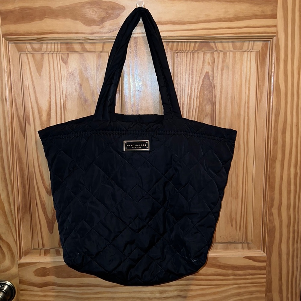 Marc Jacobs quilted nylon deco tote bag